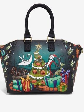 Loungefly nightmare before Christmas jack sandy claws zero satchel